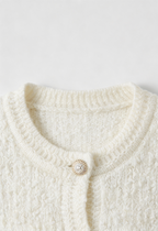 Isabella | Cozy Open-Front Cardigan with Ribbed Details - Lumina