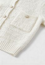 Isabella | Cozy Open-Front Cardigan with Ribbed Details - Lumina