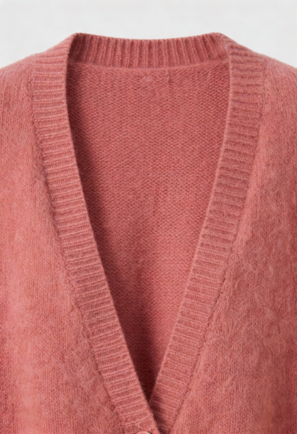 Isabella | Cozy Pink Knit Cardigan Sweater with Relaxed Fit - Lumina