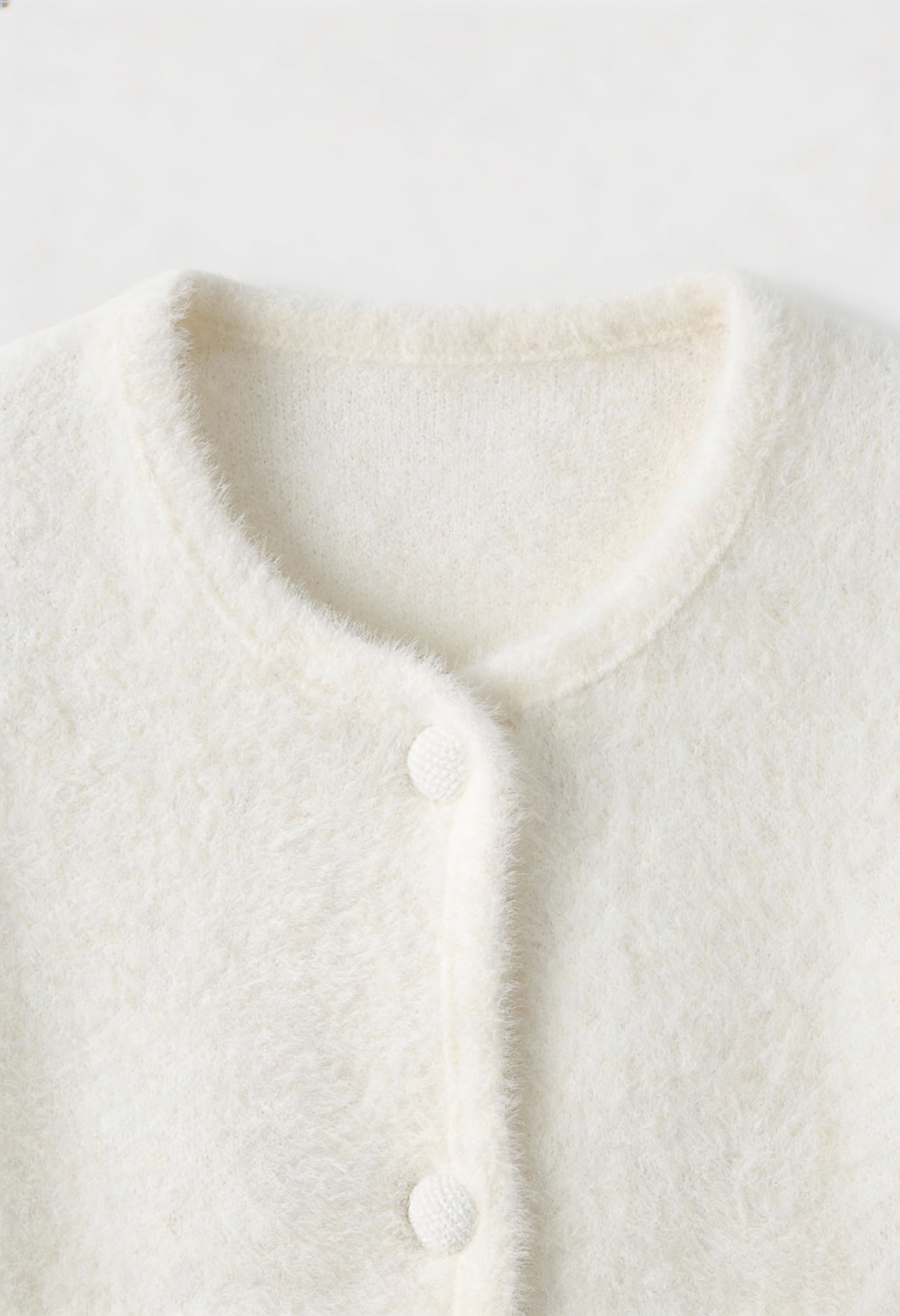 Isabella | Cozy White Open-Front Cardigan Sweater with Relaxed Fit - Lumina