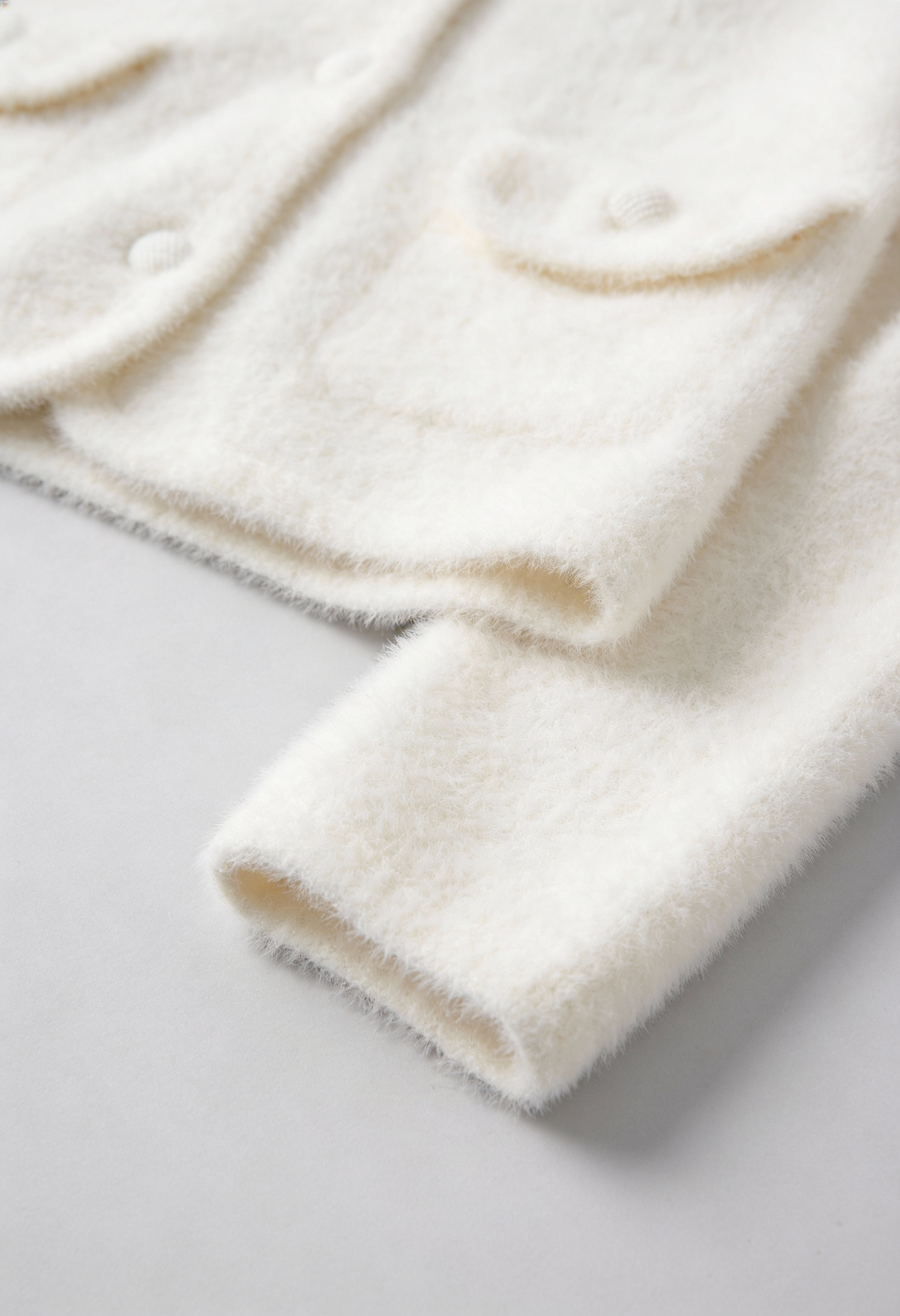 Isabella | Cozy White Open-Front Cardigan Sweater with Relaxed Fit - Lumina