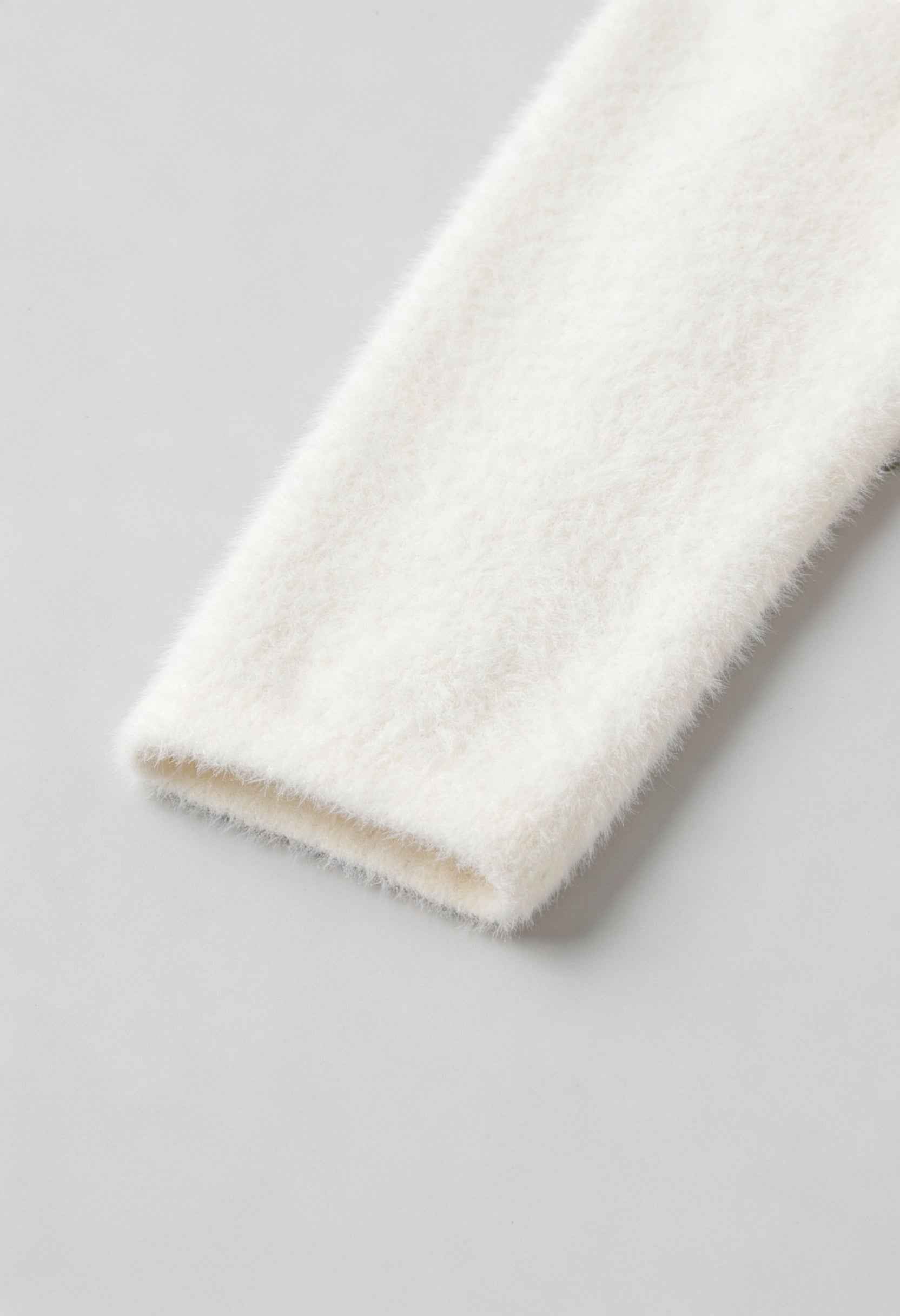 Isabella | Cozy White Open-Front Cardigan Sweater with Relaxed Fit - Lumina