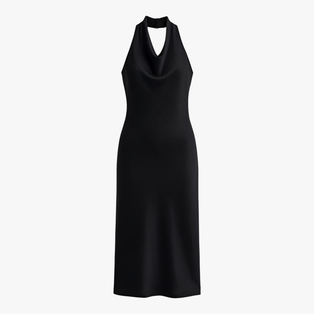 Isabella | Elegant Backless Midi Dress for Summer Chic - Lumina