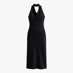 Isabella | Elegant Backless Midi Dress for Summer Chic - Lumina