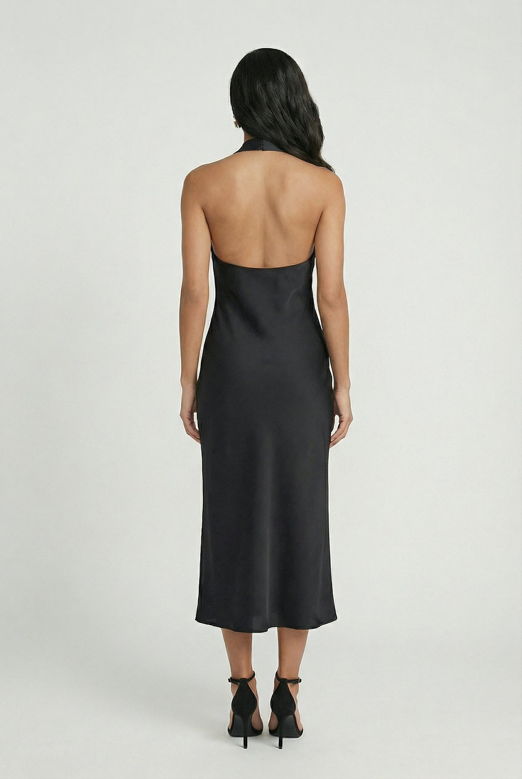 Isabella | Elegant Backless Midi Dress for Summer Chic - Lumina