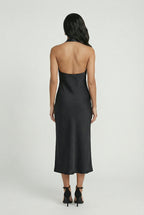 Isabella | Elegant Backless Midi Dress for Summer Chic - Lumina