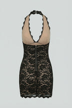 Isabella | Elegant Backless Mini Dress with Versatile Cut - Lumina