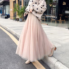 Isabella | Elegant Black Tulle Skirt with Flattering Fit - Lumina