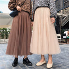 Isabella | Elegant Black Tulle Skirt with Flattering Fit - Lumina