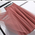 Isabella | Elegant Black Tulle Skirt with Flattering Fit - Lumina