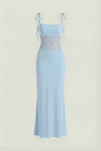 Isabella | Elegant Fitted Bodycon Maxi Dress with Feminine Details - Lumina