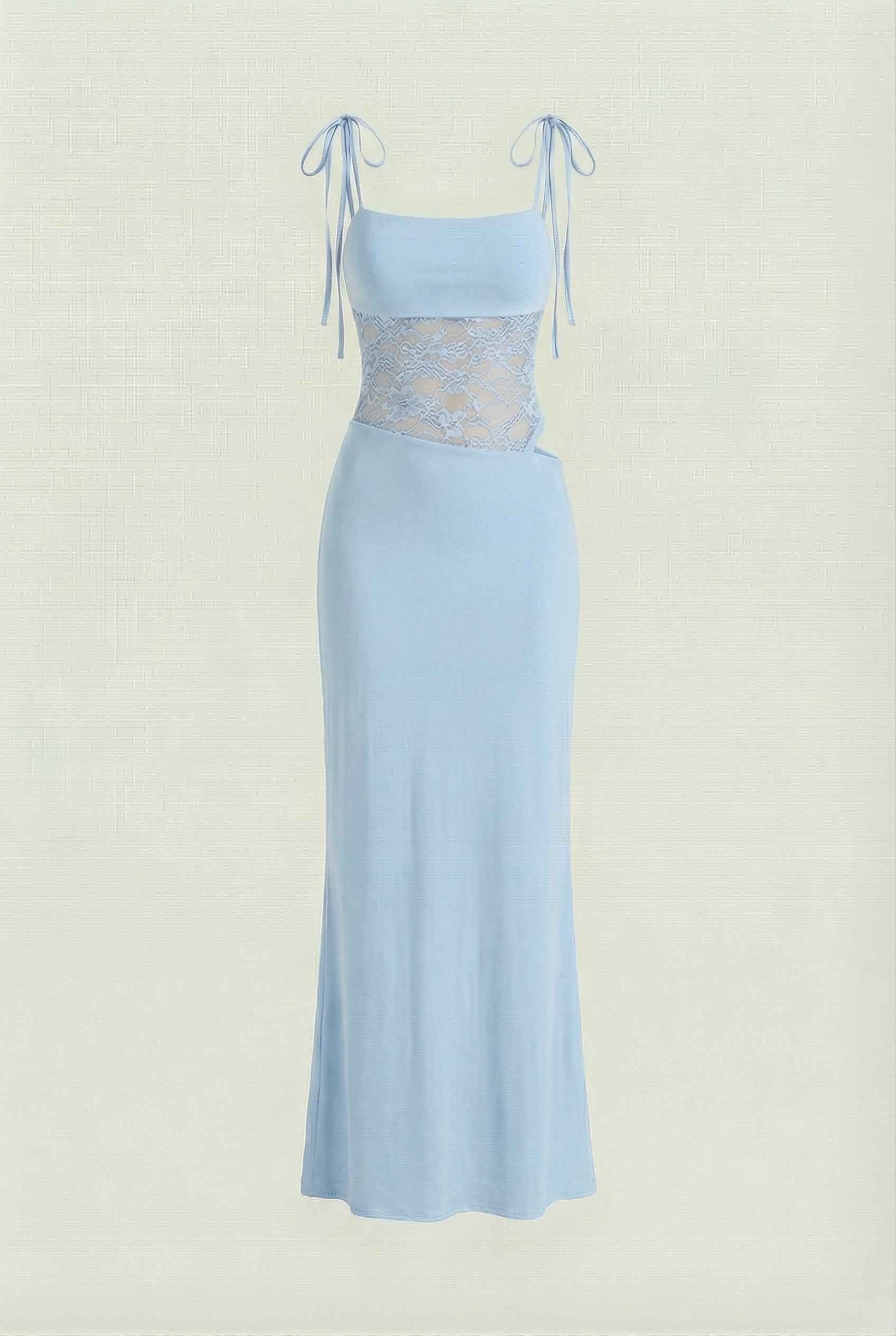 Isabella | Elegant Fitted Bodycon Maxi Dress with Feminine Details - Lumina