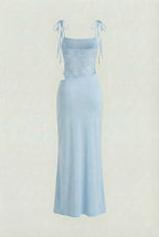 Isabella | Elegant Fitted Bodycon Maxi Dress with Feminine Details - Lumina