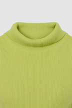 Isabella | Elegant Green Knit Skirt and Top Set with Flattering Fit - Lumina