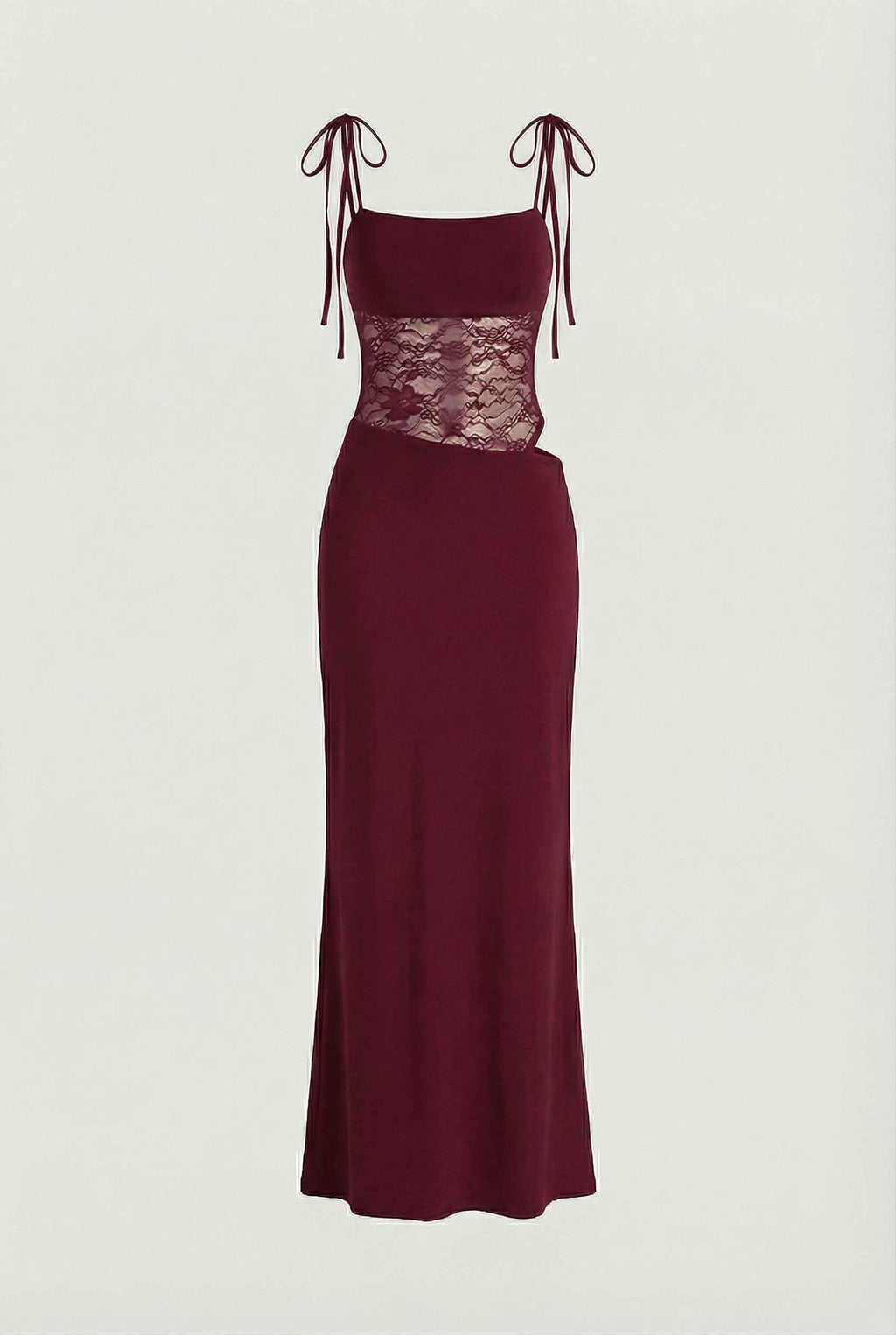 Isabella | Elegant Lace Bodycon Dress with Spaghetti Straps - Lumina