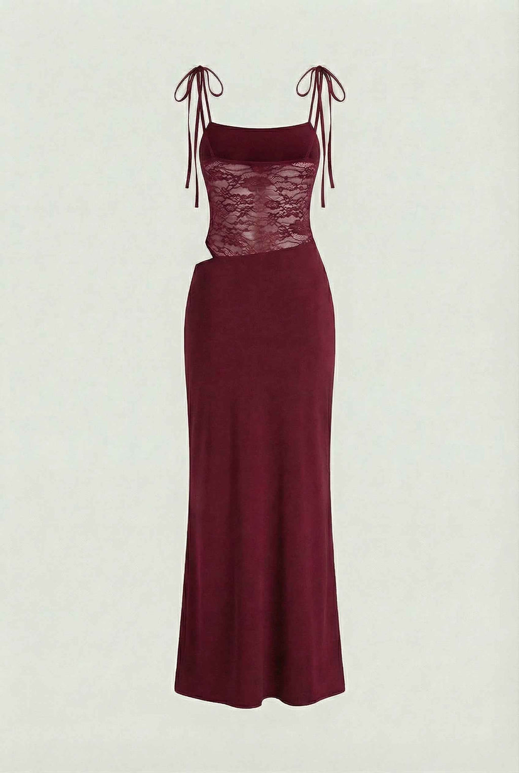 Isabella | Elegant Lace Bodycon Dress with Spaghetti Straps - Lumina
