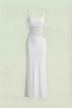 Isabella | Elegant Lace Detail Dress with Flattering Silhouette - Lumina