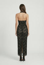 Isabella | Elegant Lace White Maxi Dress with Flattering Fit - Lumina