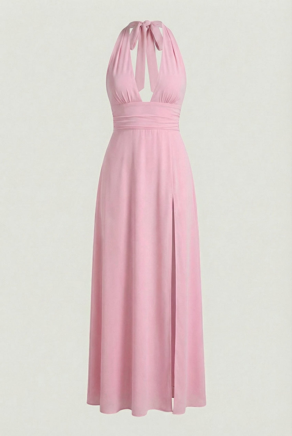 Isabella | Elegant Pink Dress with Versatile Cut - Lumina