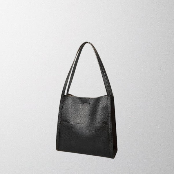 Isabella | Elegant Structured Leather Shoulder Bag with Spacious Design - Lumina
