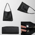 Isabella | Elegant Structured Leather Shoulder Bag with Spacious Design - Lumina
