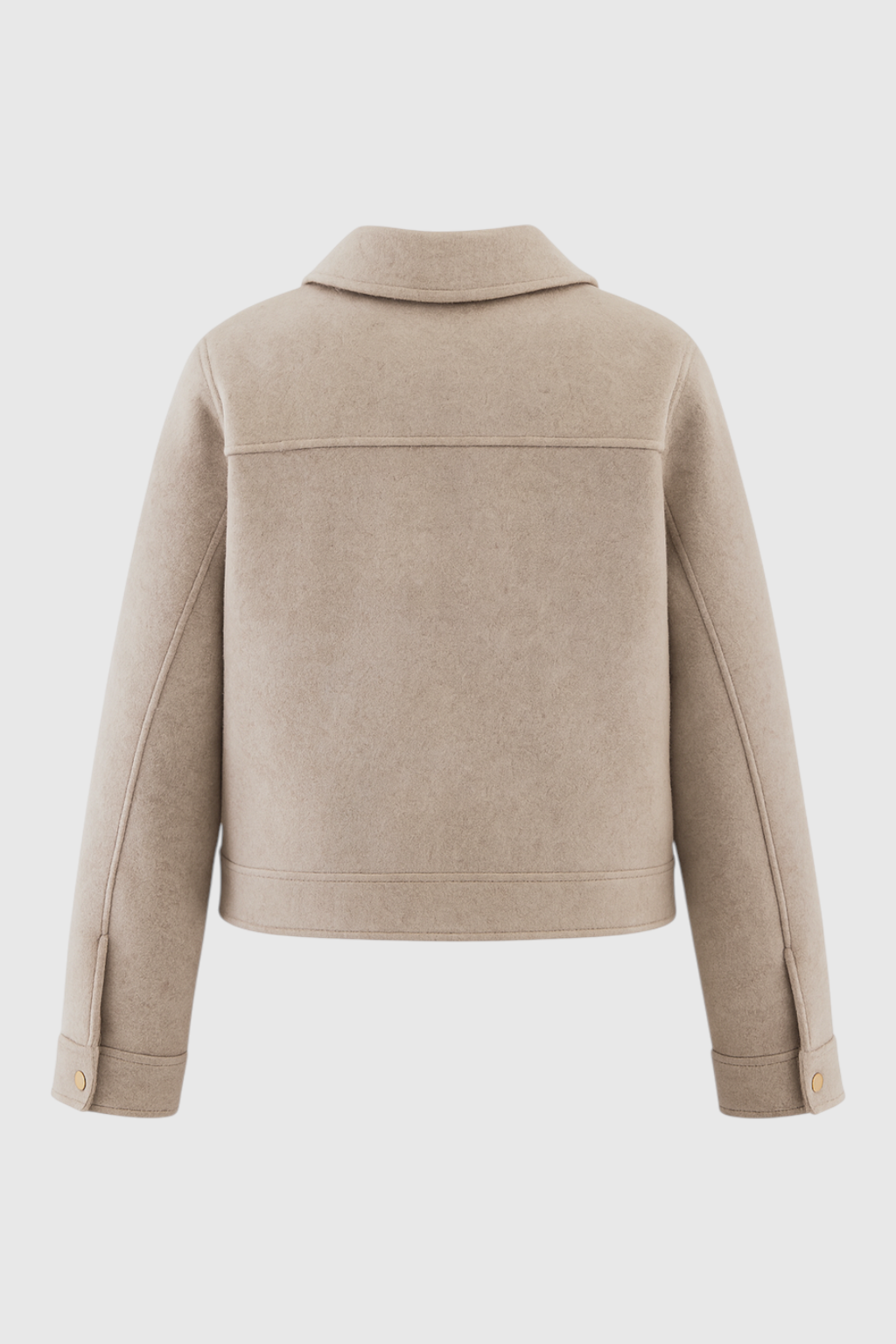 Isabella | Modern Cropped Zip-Up Jacket with Pockets - Lumina