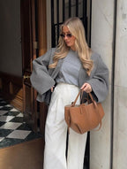 Isabella | Oversized Vintage Handbag with Versatile Straps - Lumina