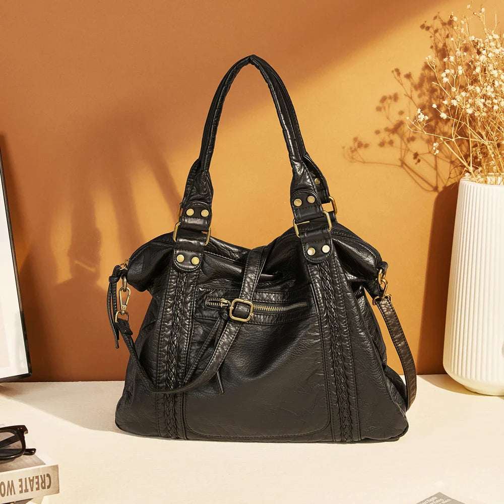 Isabella | Retro-Chic Unisex School Bag with Spacious Design - Lumina