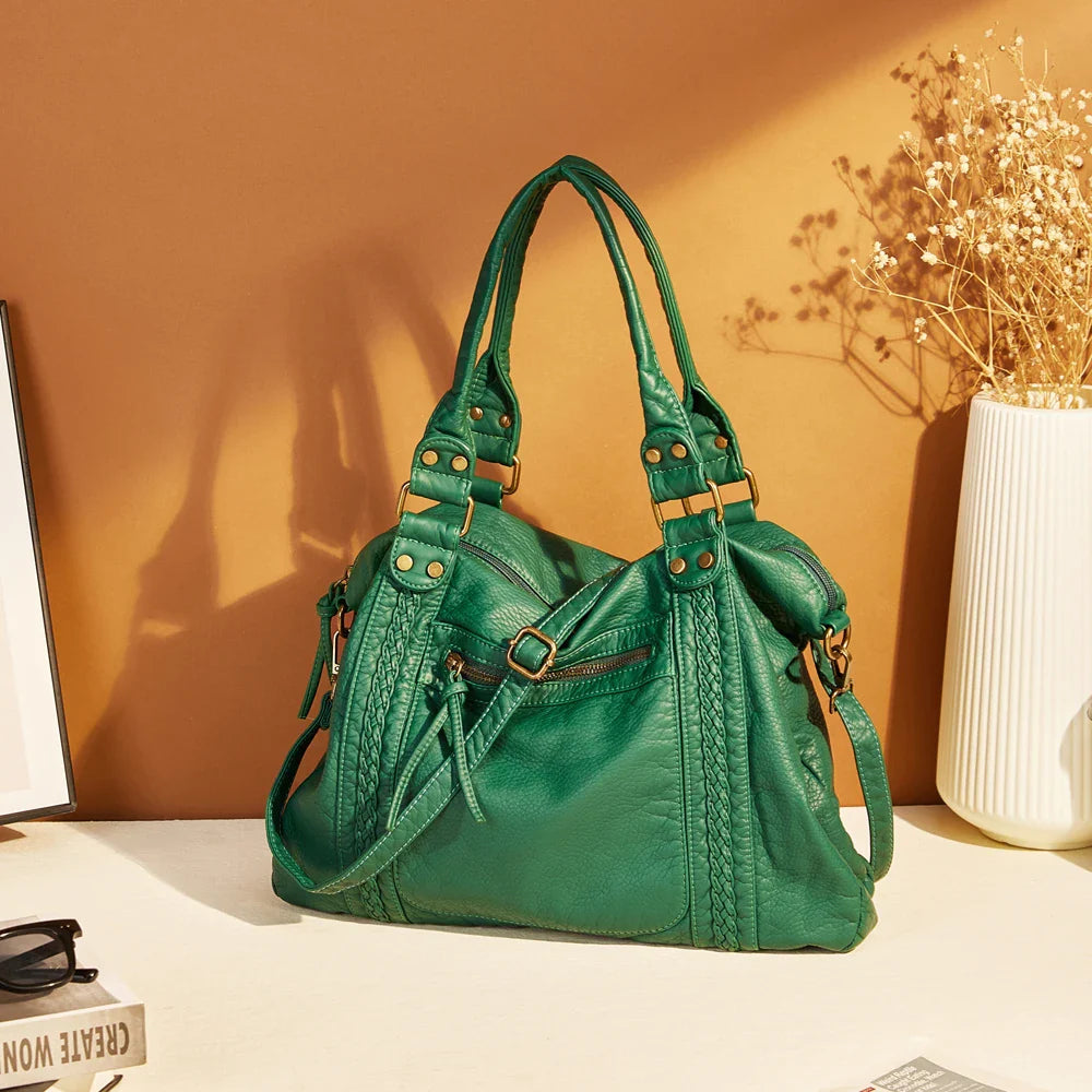 Isabella | Retro-Chic Unisex School Bag with Spacious Design - Lumina