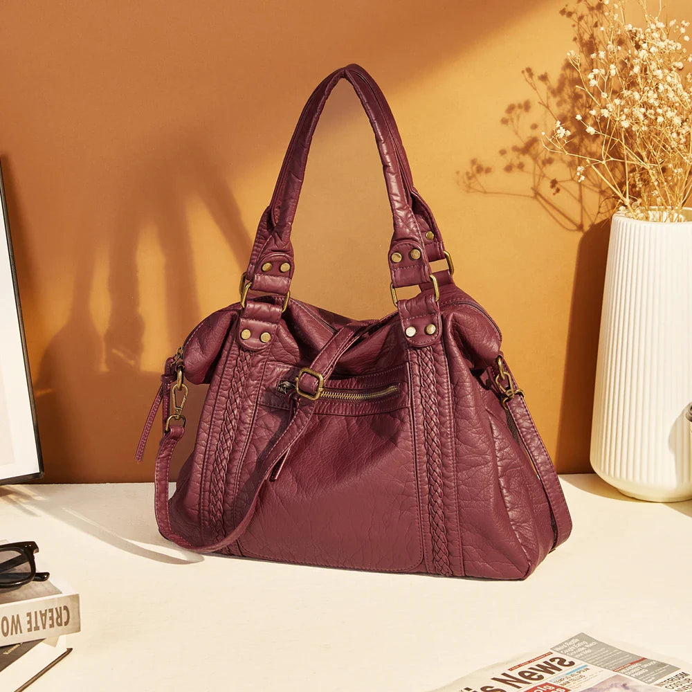 Isabella | Retro-Chic Unisex School Bag with Spacious Design - Lumina