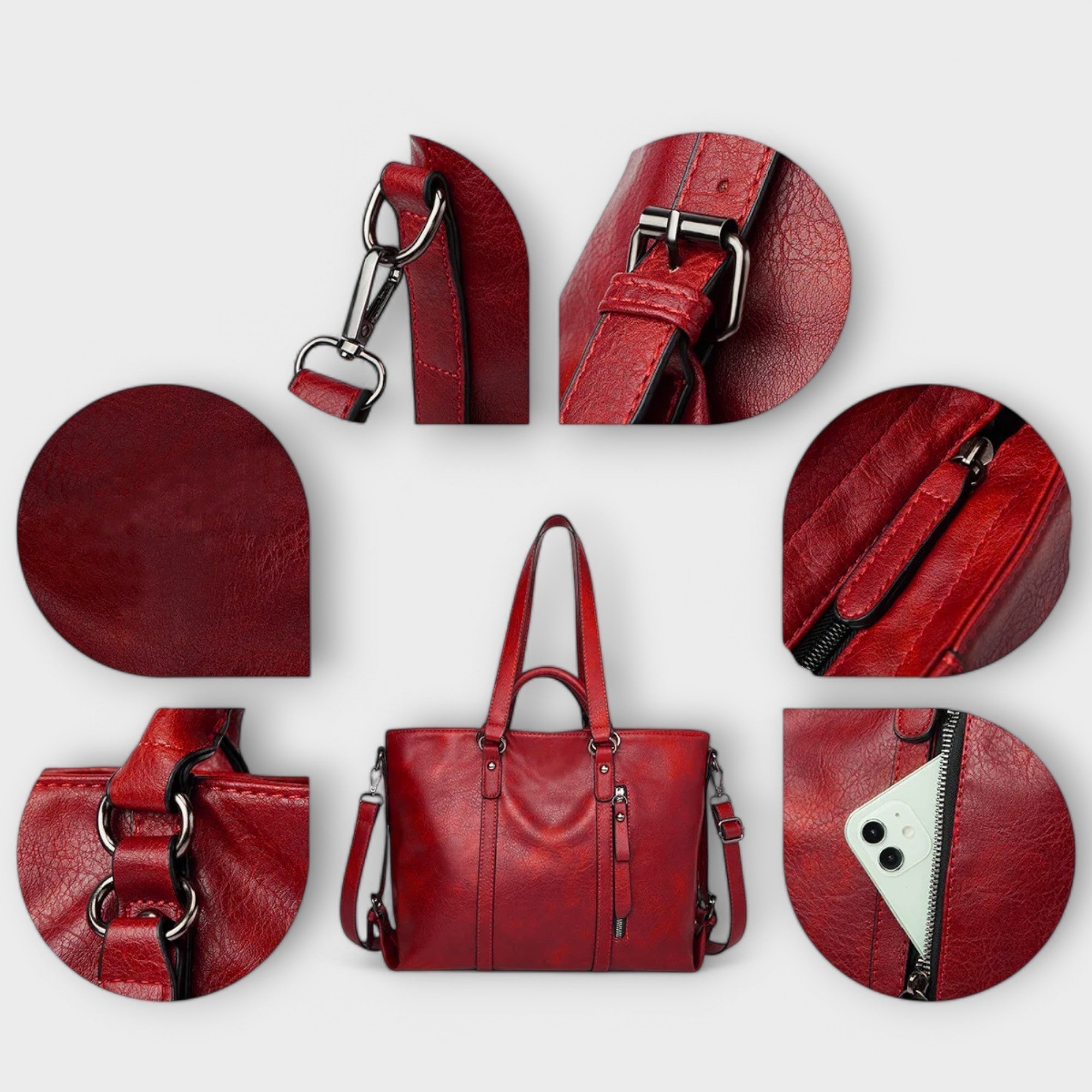 Isabella | Soft Versatile Carryall Tote with Spacious Design - Lumina