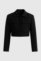 Isabella | Trendy Cropped Jacket with Tailored Fit - Lumina