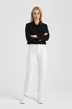 Isabella | Trendy Cropped Jacket with Tailored Fit - Lumina