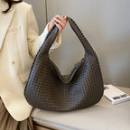 Isabella | Unique Woven Eco-Leather Design Shoulder Bag - Lumina