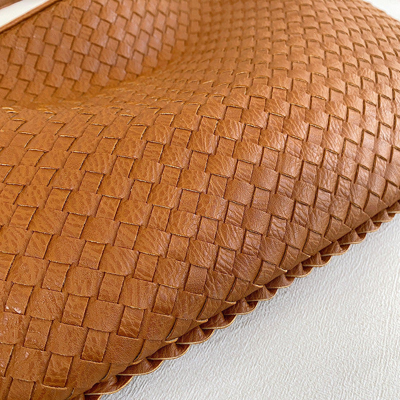 Isabella | Unique Woven Eco-Leather Design Shoulder Bag - Lumina