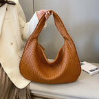 Isabella | Unique Woven Eco-Leather Design Shoulder Bag - Lumina