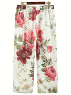 Isabella | Vibrant Cropped Trousers with Flattering Fit - Lumina