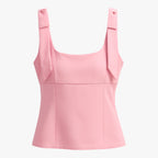 Isabella | Vibrant Pink Cami Top with Playful Bow Detail - Lumina