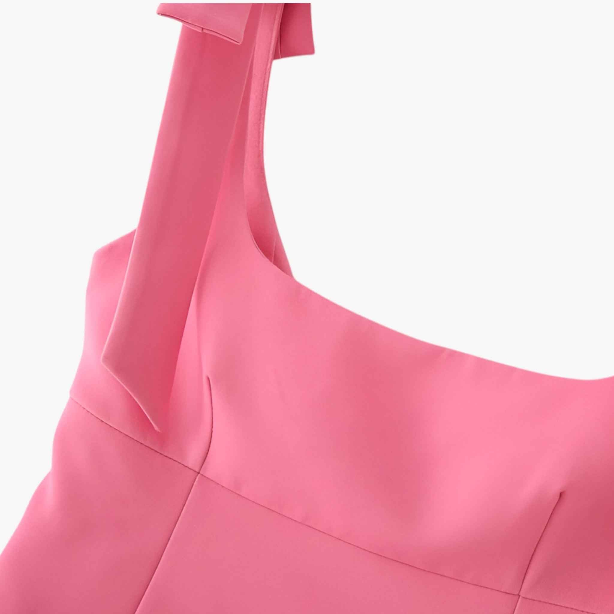 Isabella | Vibrant Pink Cami Top with Playful Bow Detail - Lumina