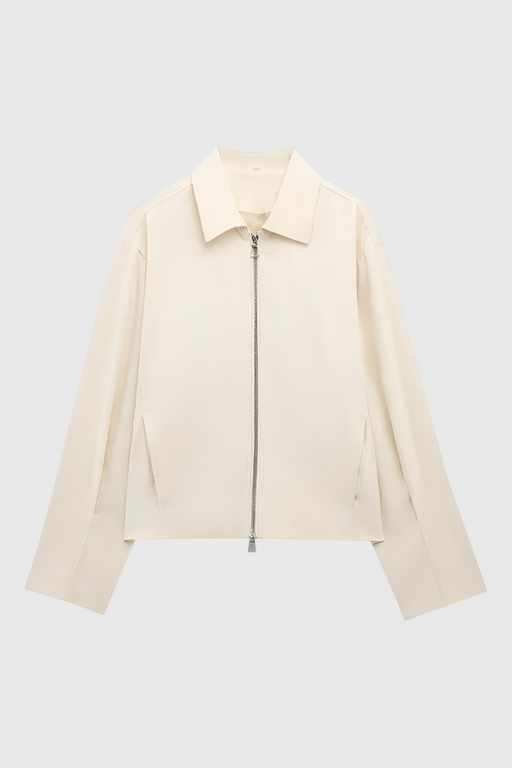 Isabella | Vibrant Yellow Casual Bomber Jacket with Zipper - Lumina
