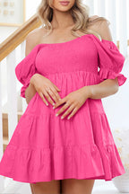 Isadora | Off-Shoulder Mini Dress - Lumina