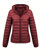 Isla | Lightweight Quilted Hooded Puffer Jacket with Fleece Lining - Lumina