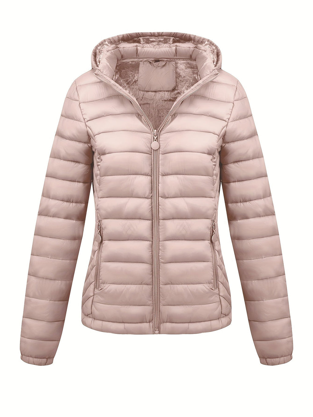 Isla | Lightweight Quilted Hooded Puffer Jacket with Fleece Lining - Lumina
