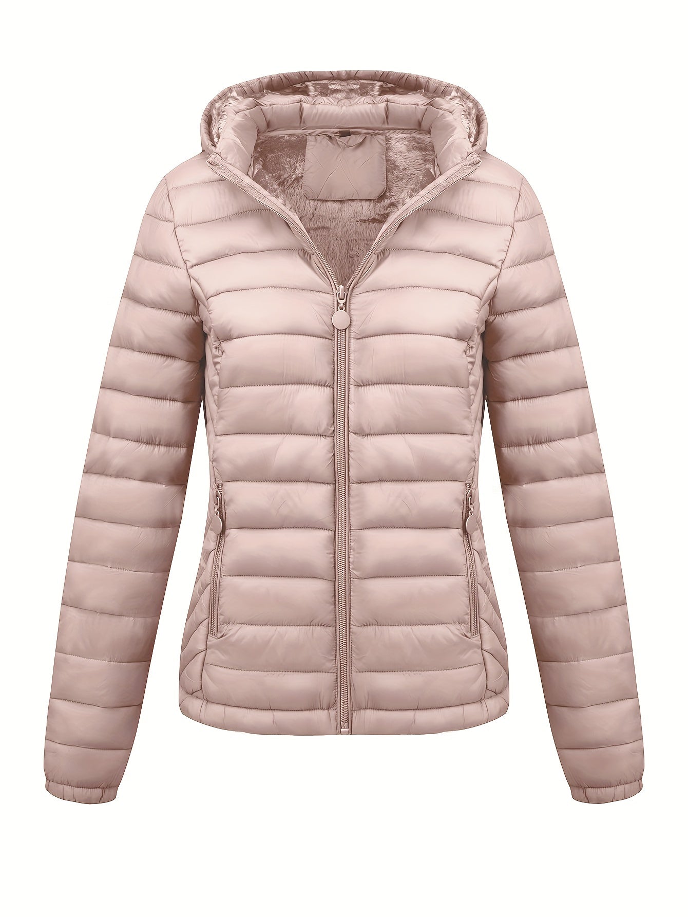 Isla | Lightweight Quilted Hooded Puffer Jacket with Fleece Lining - Lumina