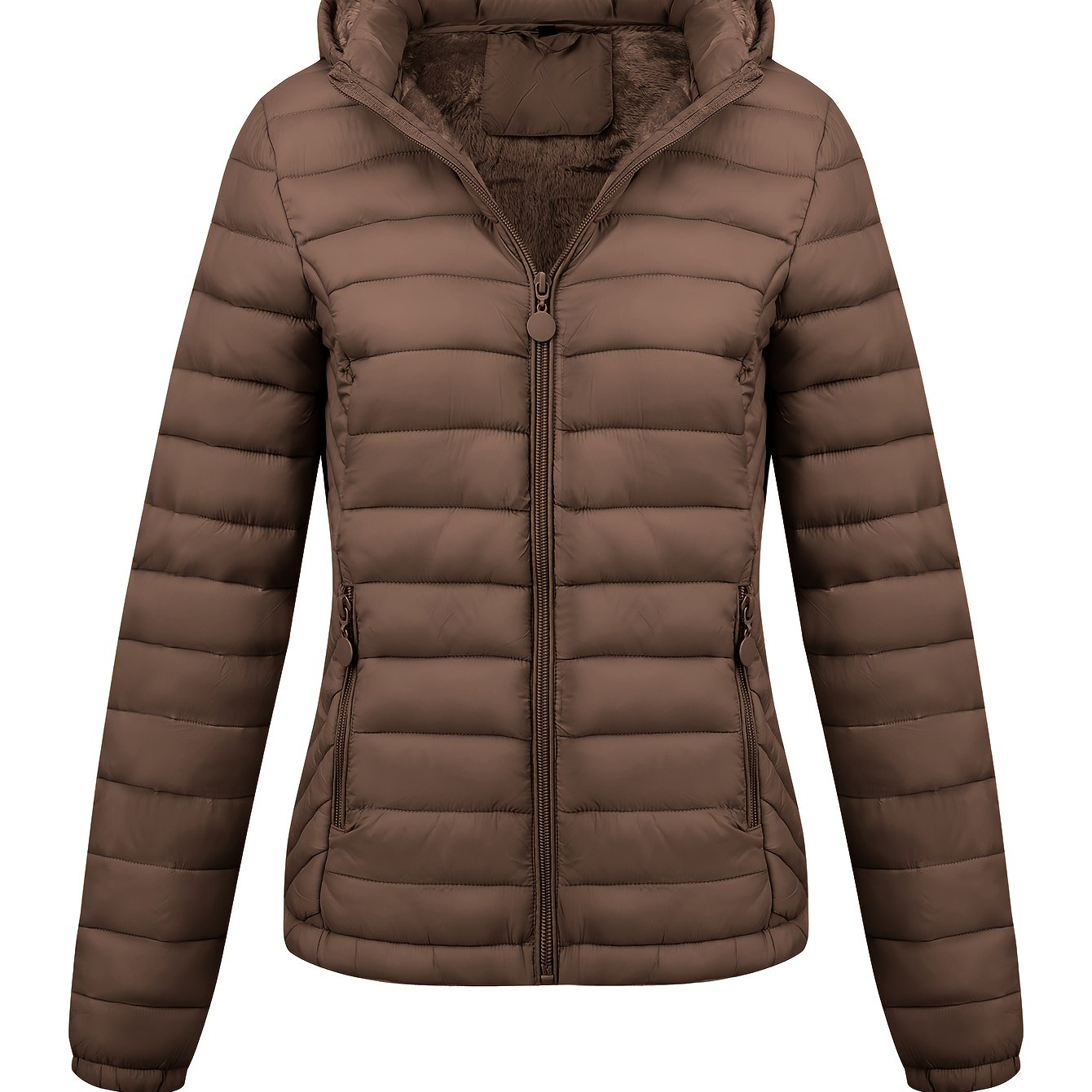 Isla | Lightweight Quilted Hooded Puffer Jacket with Fleece Lining - Lumina