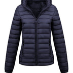 Isla | Lightweight Quilted Hooded Puffer Jacket with Fleece Lining - Lumina