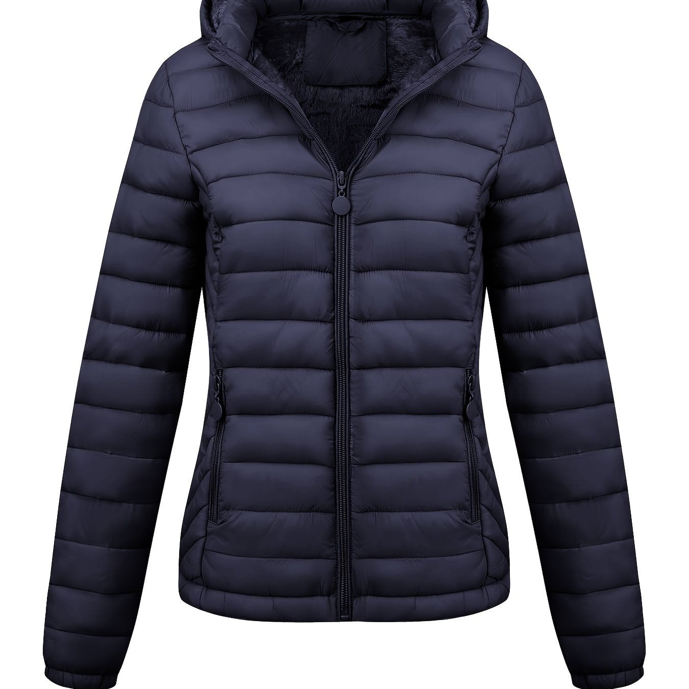 Isla | Lightweight Quilted Hooded Puffer Jacket with Fleece Lining - Lumina