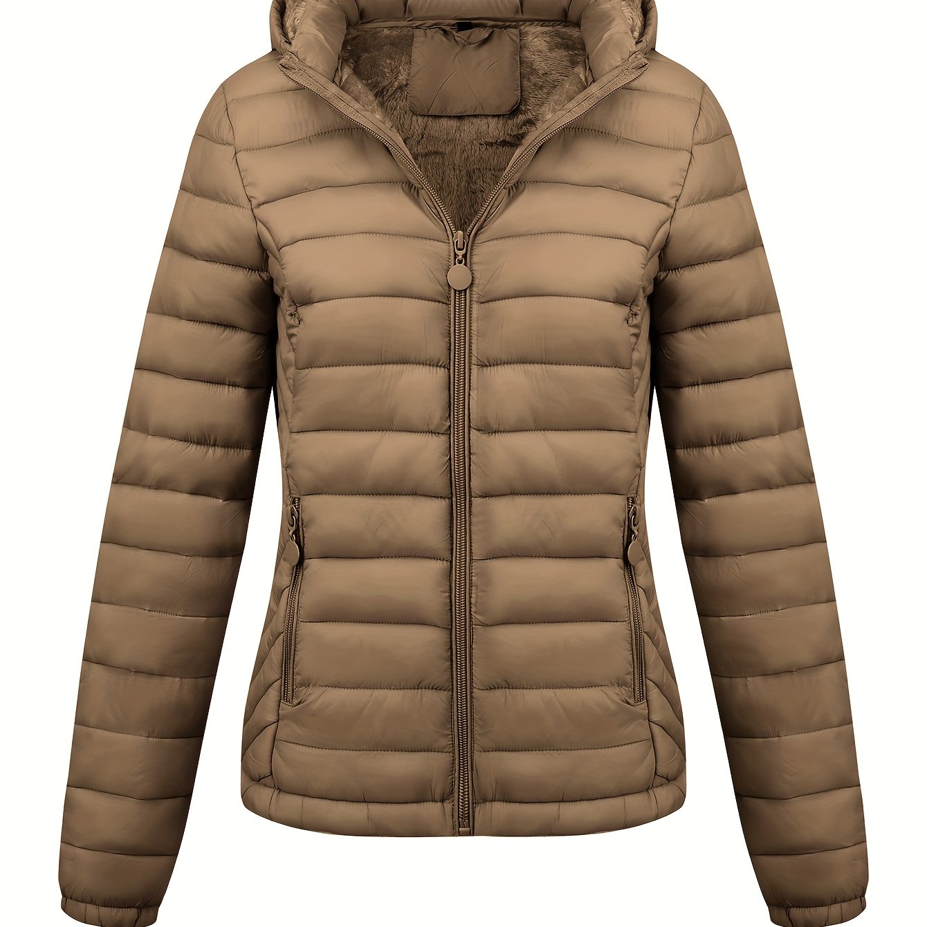 Isla | Lightweight Quilted Hooded Puffer Jacket with Fleece Lining - Lumina