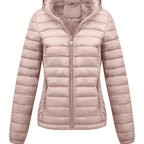Isla | Lightweight Quilted Hooded Puffer Jacket with Fleece Lining - Lumina