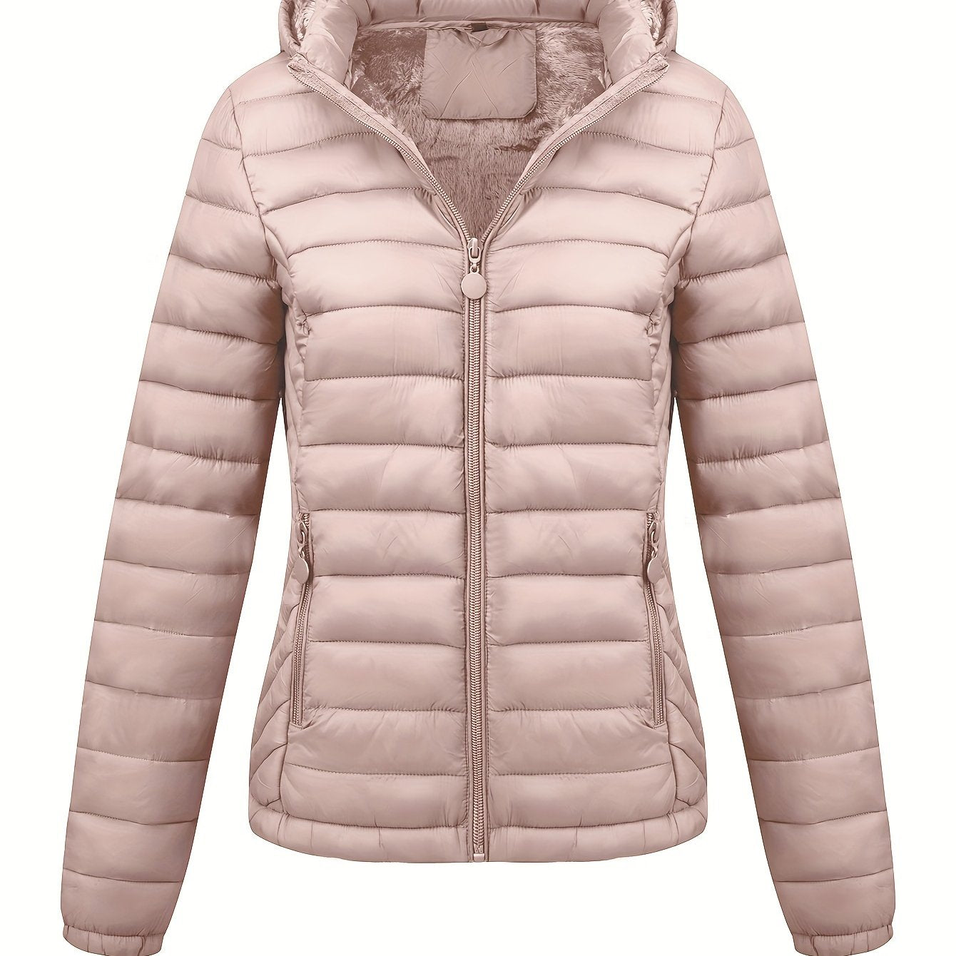 Isla | Lightweight Quilted Hooded Puffer Jacket with Fleece Lining - Lumina